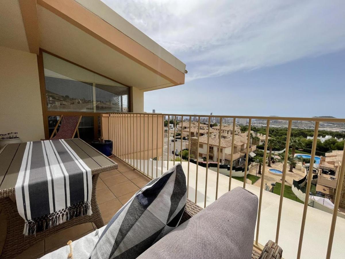 Modern 2-Floor Penthouse With Sea Views - Sleeps 7 Apartment Finestrat Ngoại thất bức ảnh
